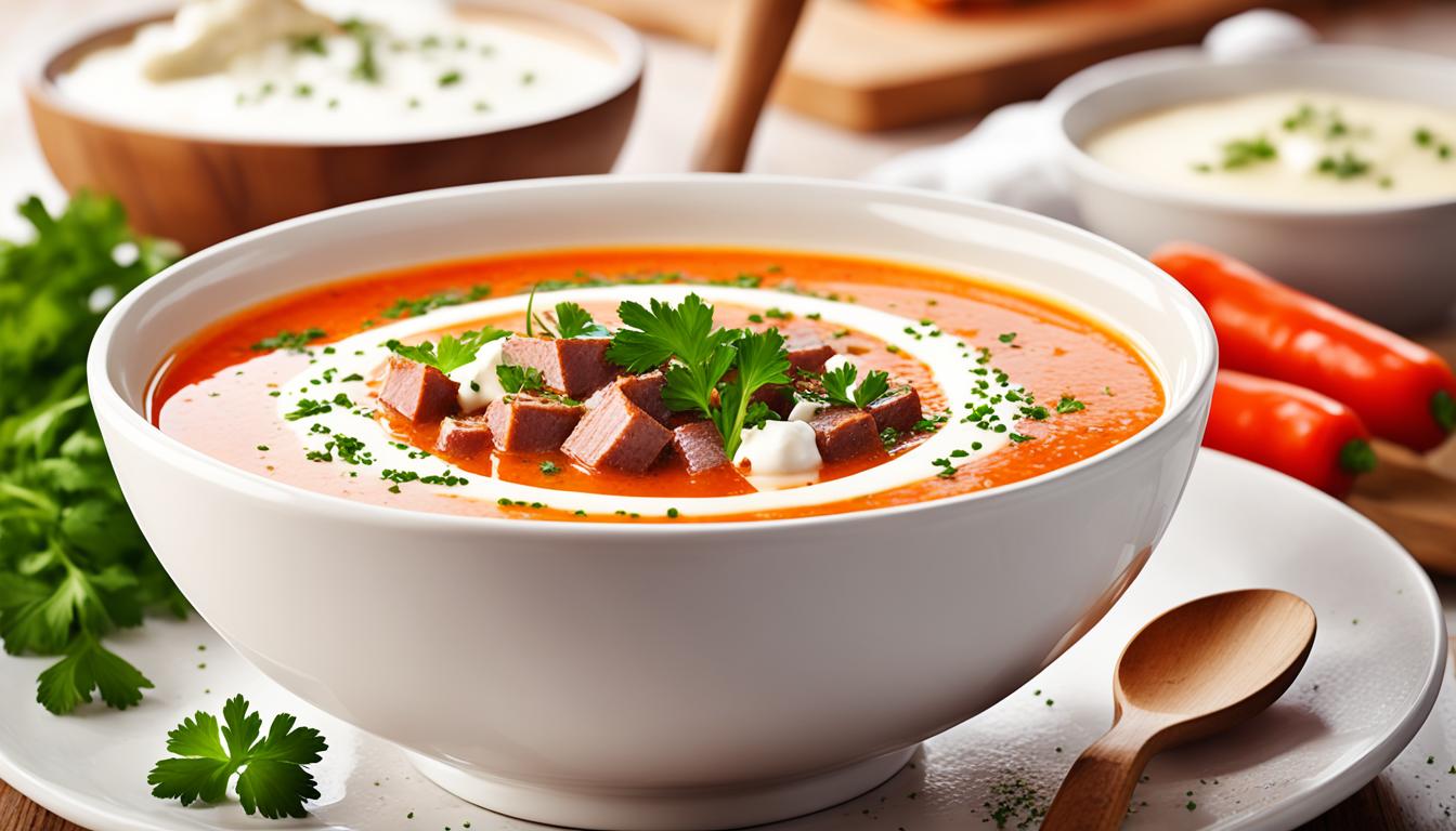 Leckere Hackfleisch Porree Suppe Rezept