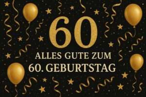 Alles Gute zum 60. Geburtstag