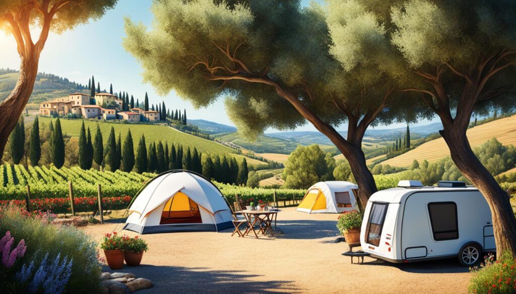 Campingplatz Orlando in Chianti