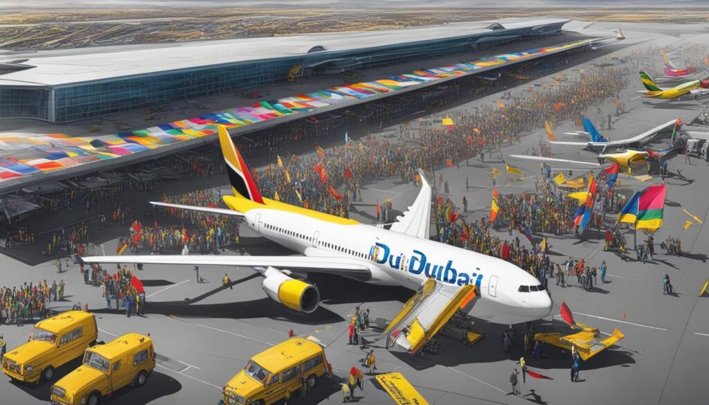 Fluginformationen und Airlines für Dubai Einreise