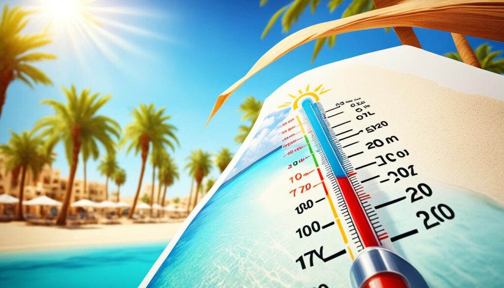 Hurghada Klimatabelle für den Juli