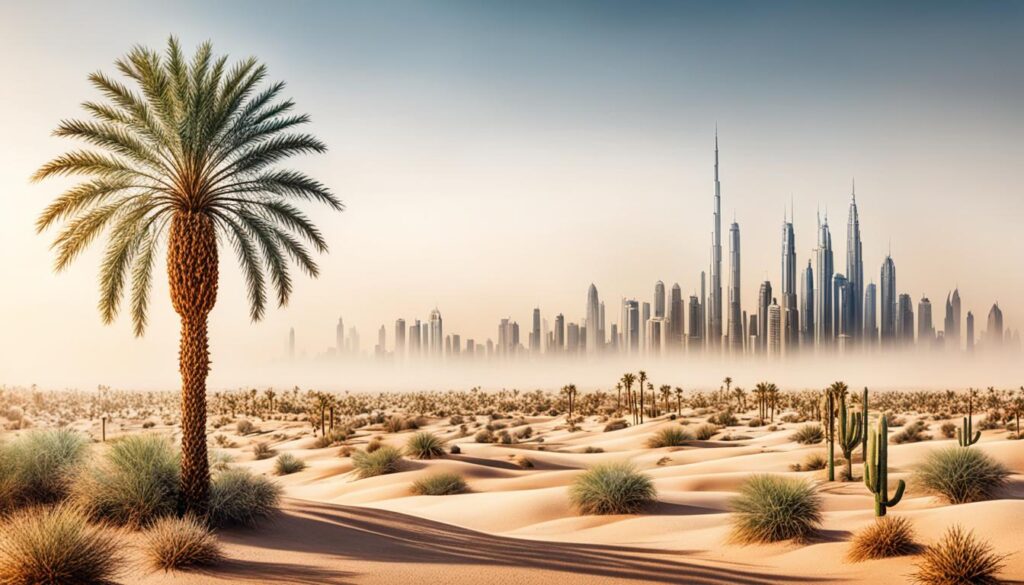 Luftfeuchtigkeit in Dubai im Januar