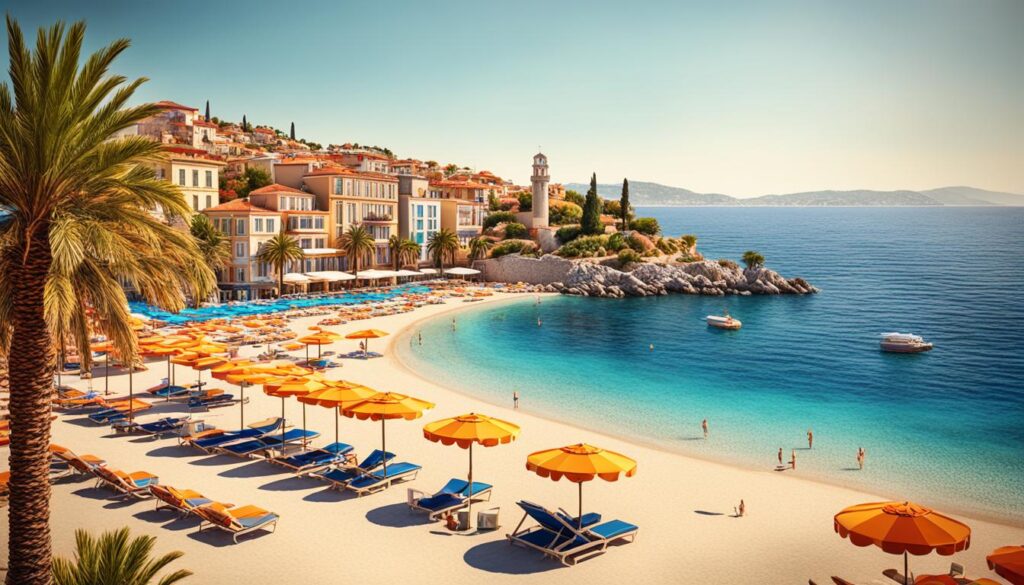 Sonnenstunden in der Türkischen Riviera im Juli