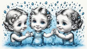 Wassermann und Zwillinge
