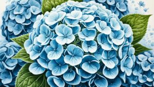blaue hortensie gedicht