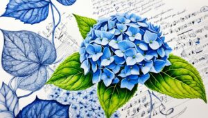 blaue hortensie gedicht analyse