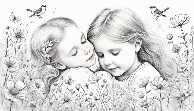  Gedichte zum Abschied für Kinder » Tröstende Verse für den Abschied Illustration 