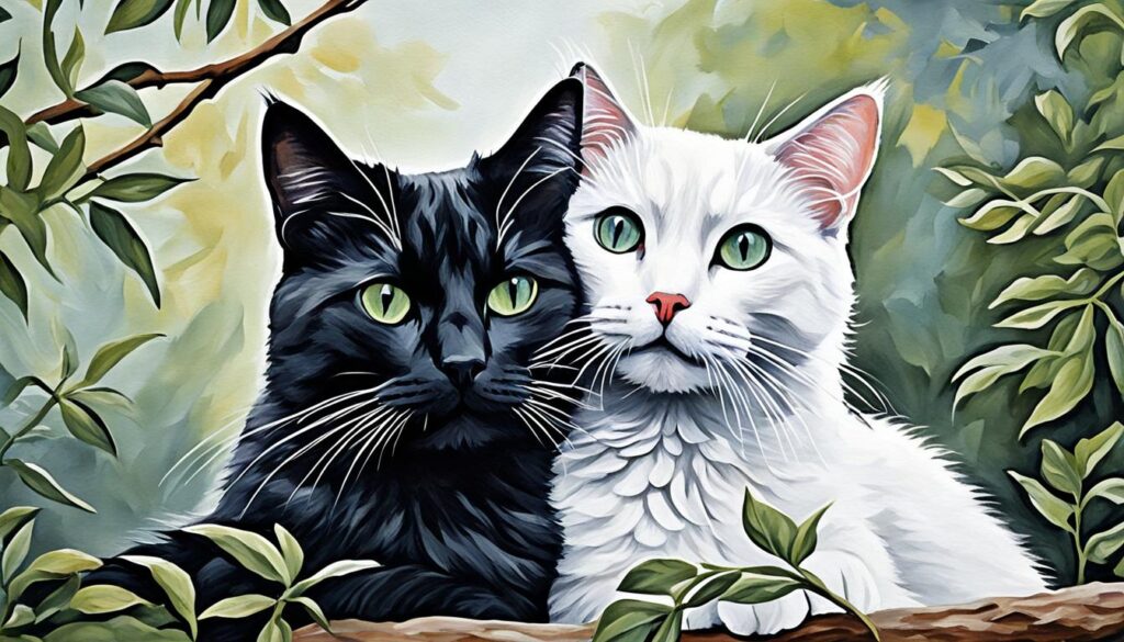 schwarz-weiß Katzenbilder