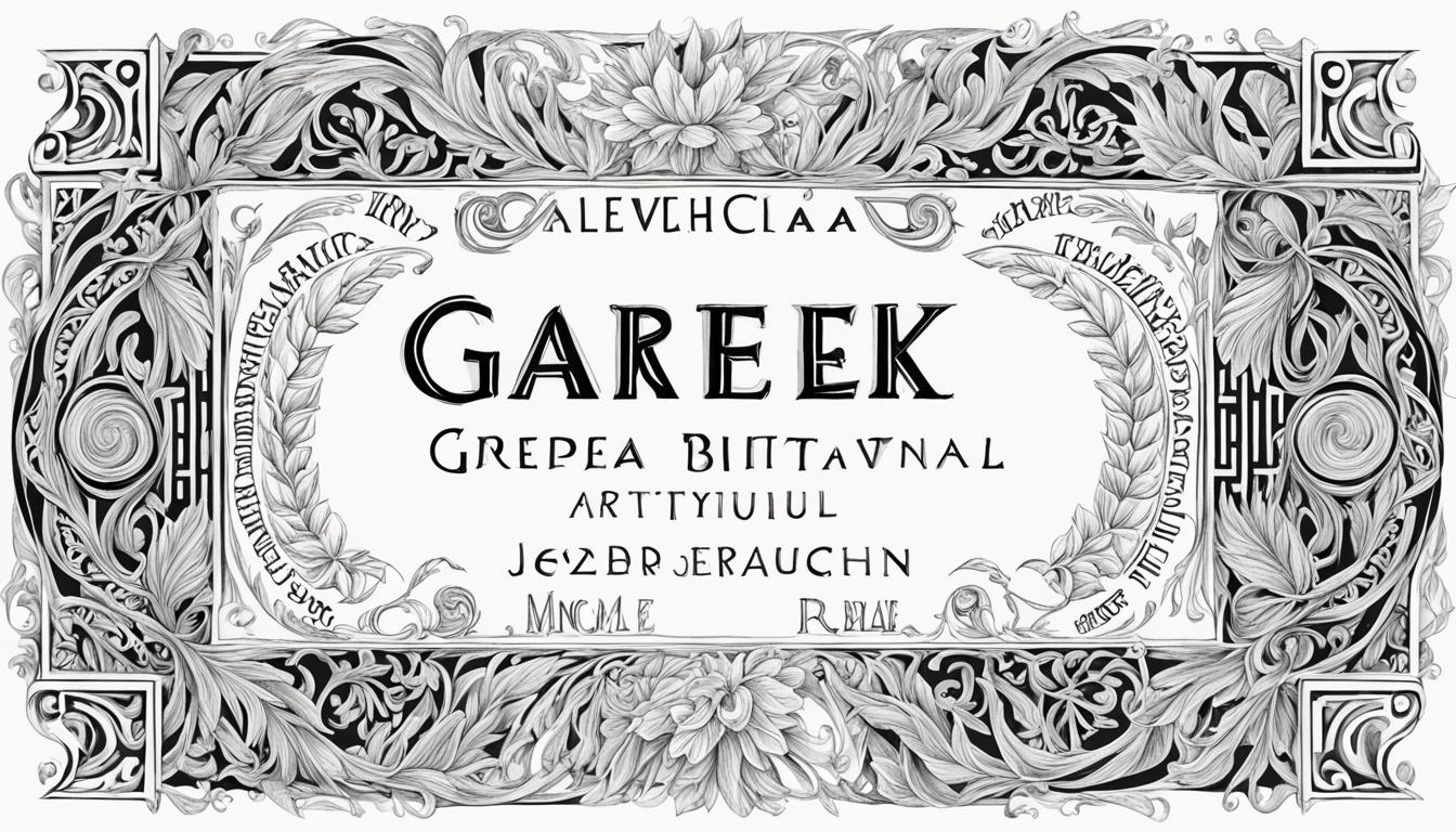seltene griechische jungennamen
