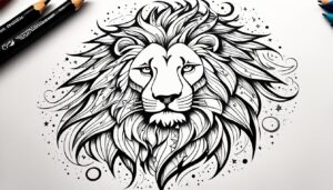 sternzeichen löwe tattoo