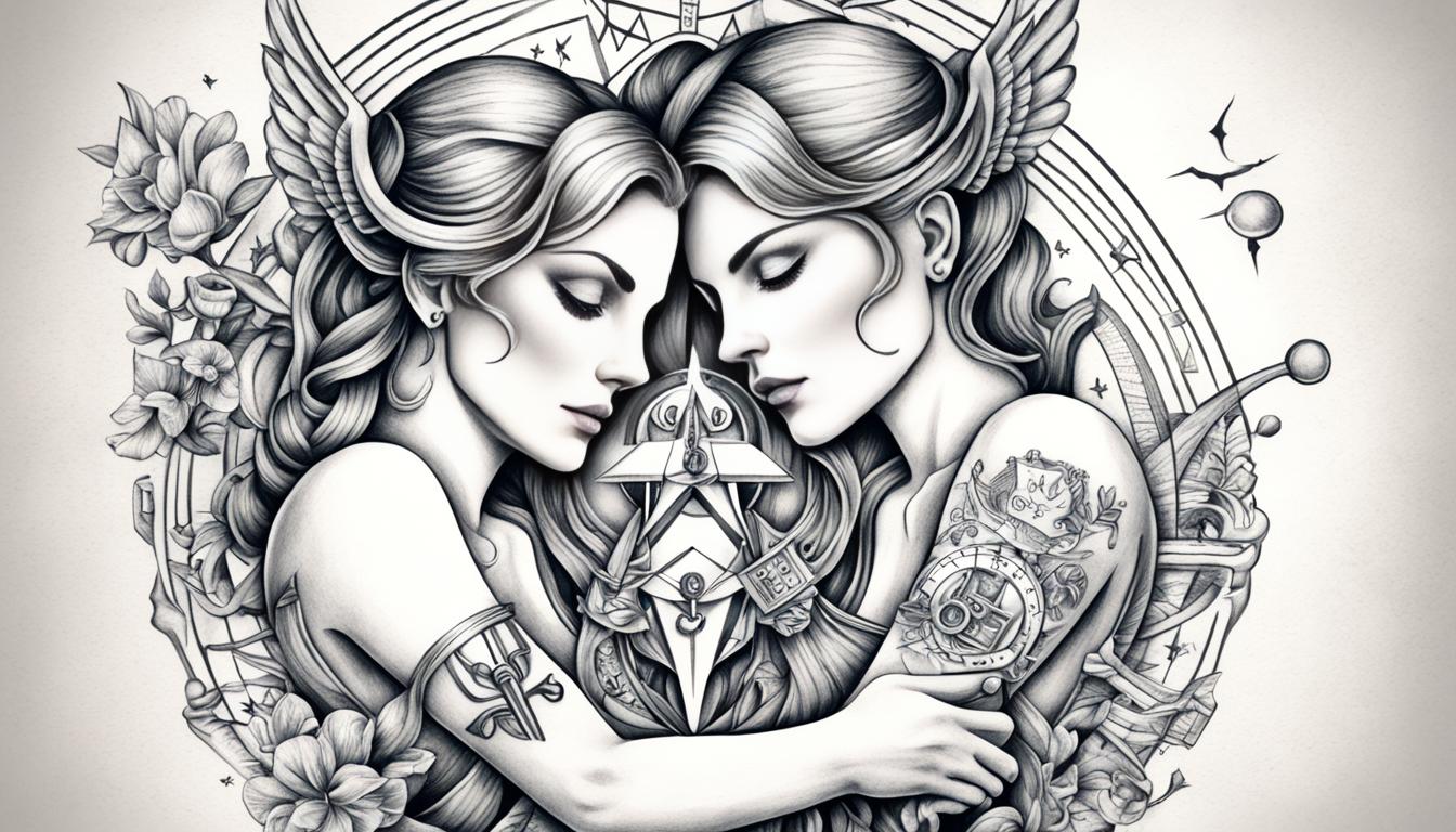 Sternzeichen Zwilling Tattoo Ideen