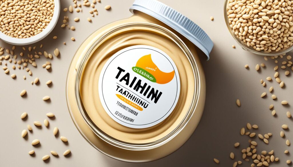 Aufbewahrung von Tahini