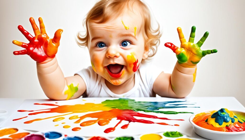 Fingerfarben für Babys