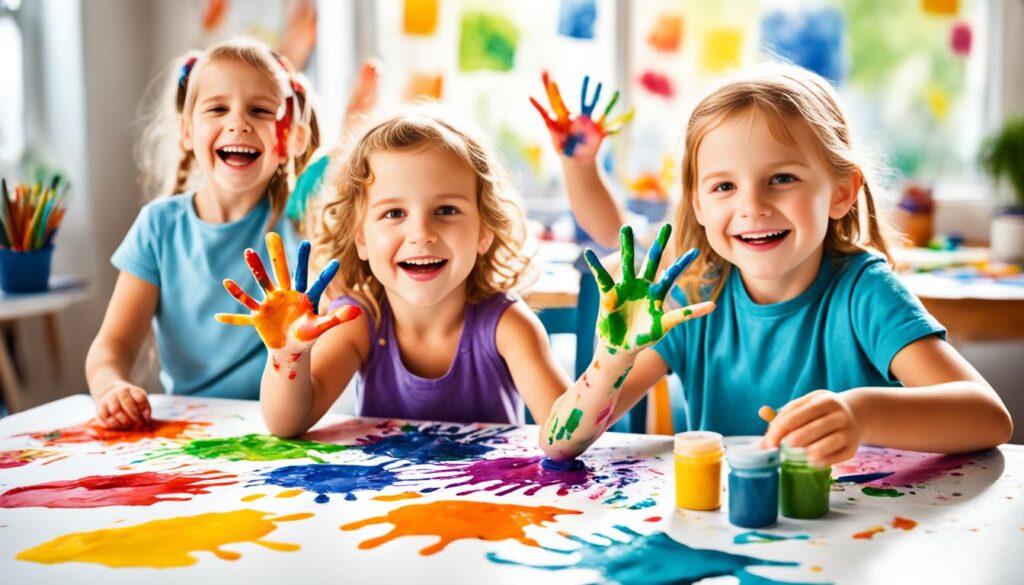 Fingerfarben für Kinder