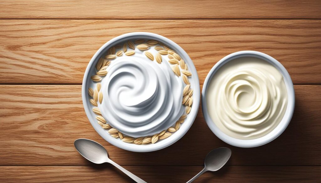 Haferjoghurt vs. herkömmlicher Joghurt
