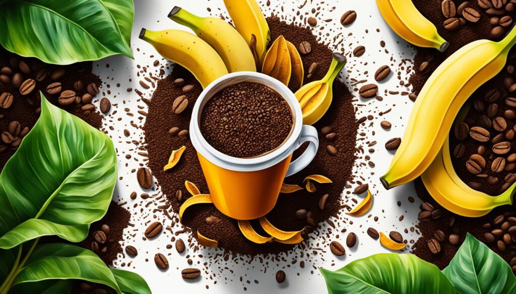 Kaffeesatz und Bananenschalen als natürlicher Dünger