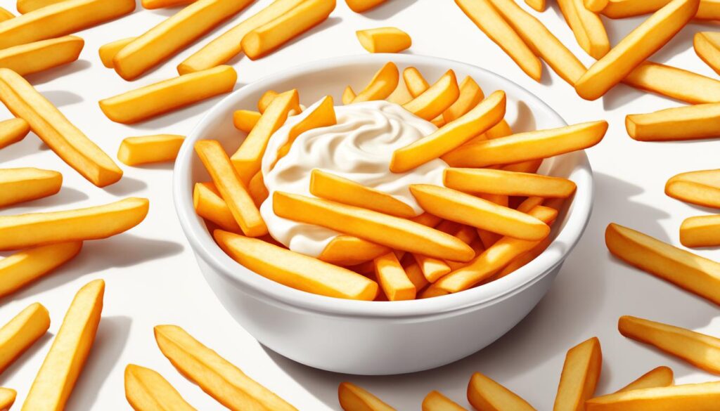 Pommes mit Dip