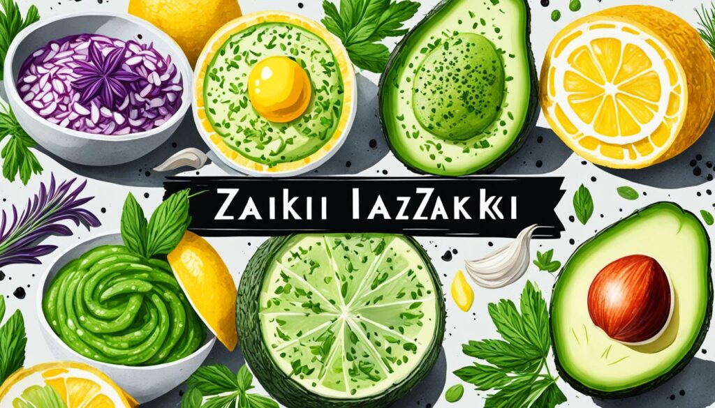 Varianten von Zaziki