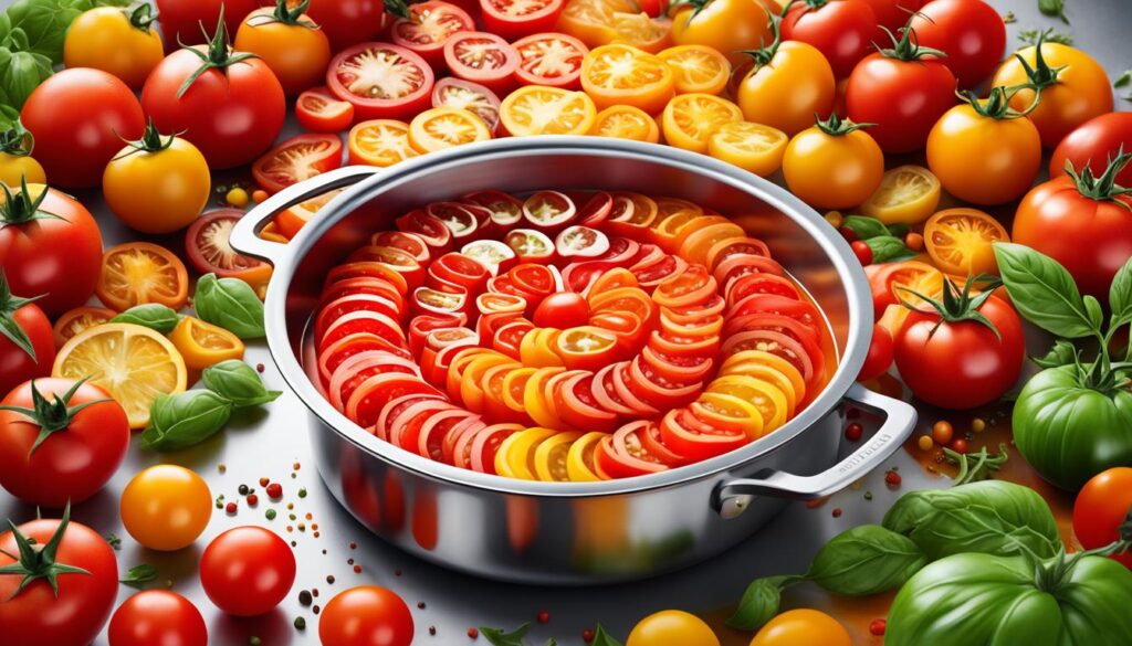 Variationen der Tomatensauce