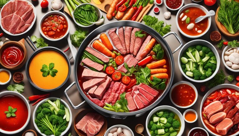 Spannende Hot Pot Zutaten Bilder
