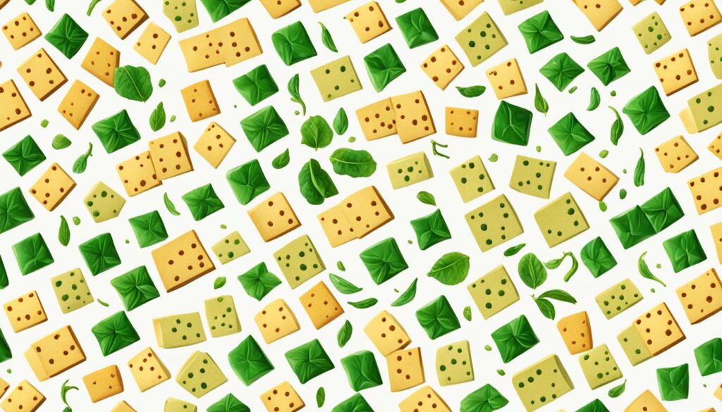 Variationen von selbstgemachtem Tofu