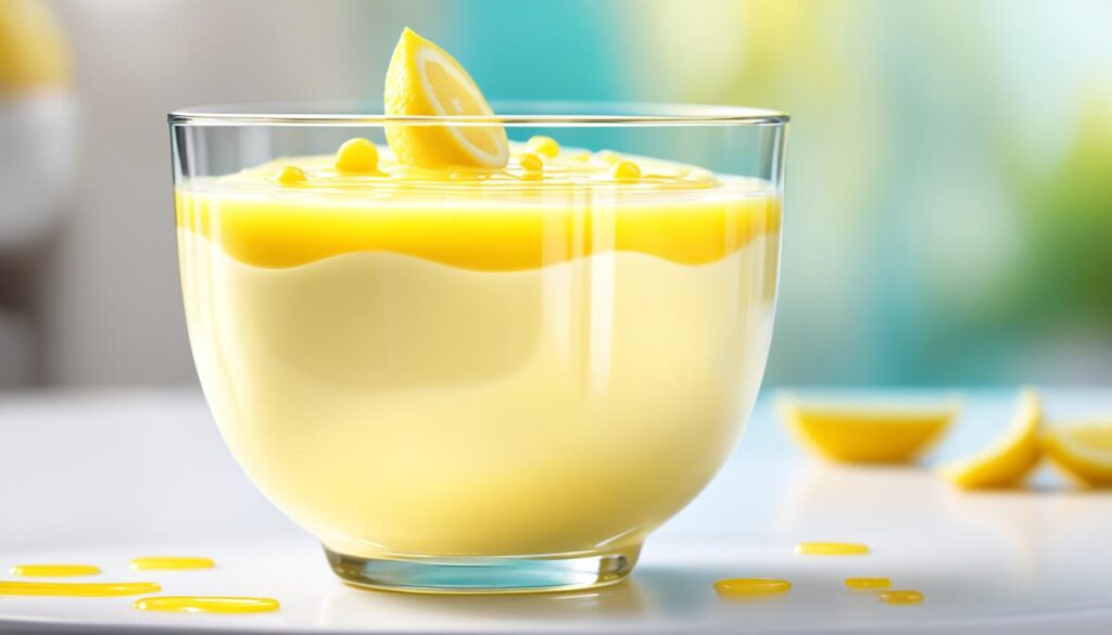 Zitronenpudding
