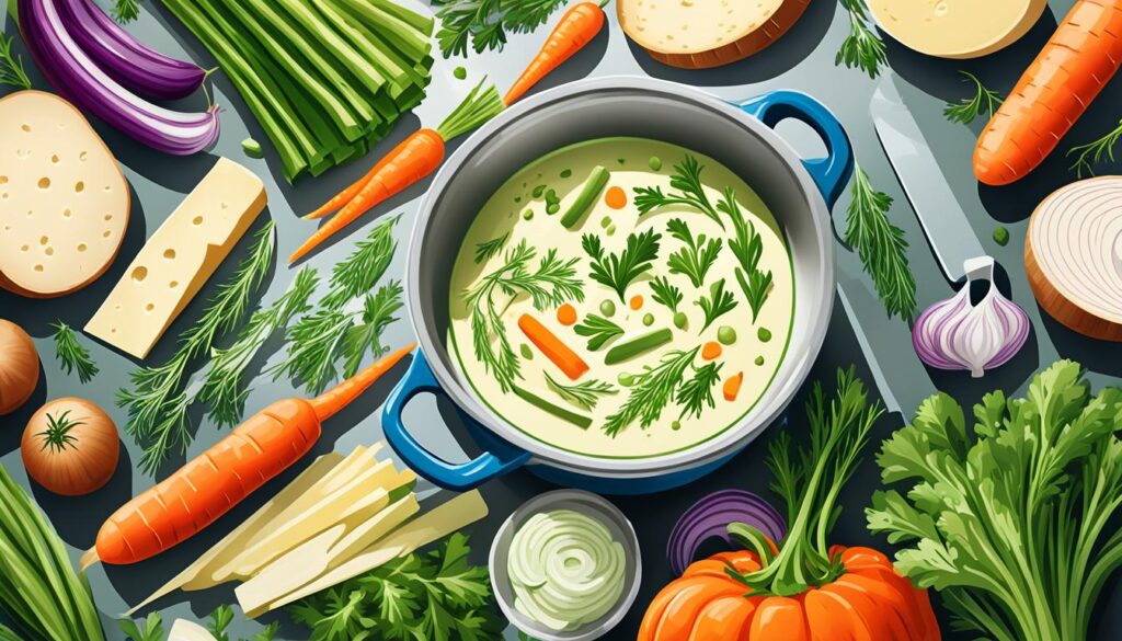 alternative Zutaten für Käse Lauch Suppe