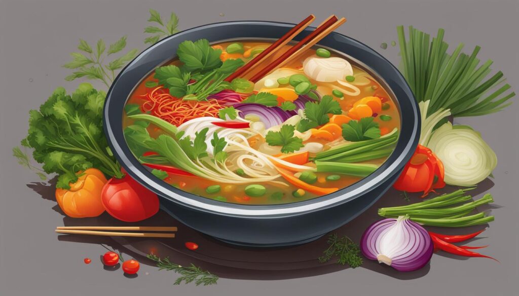 einfache asiatische suppe