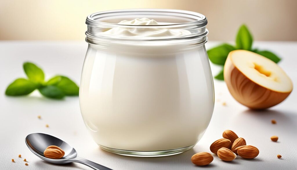 feste Konsistenz von selbstgemachtem Joghurt