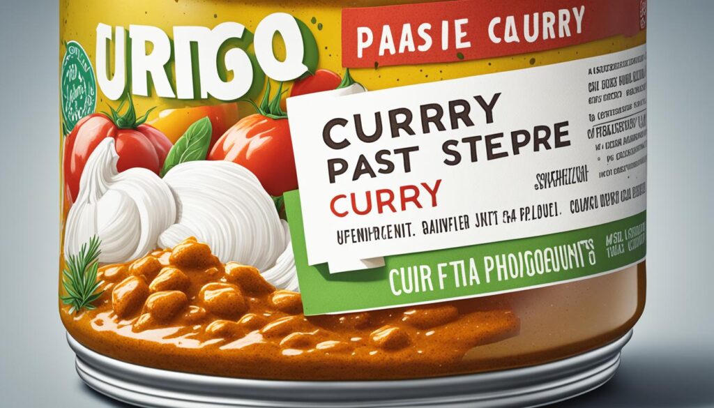 gekaufte currypaste