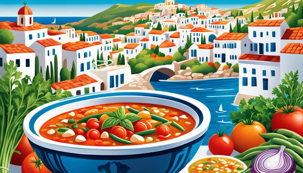gesunde griechische Suppe