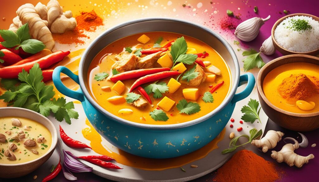 indische Currysuppe