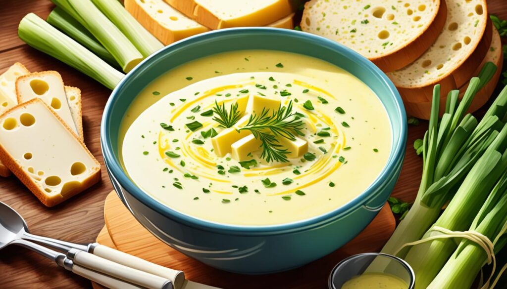 käse lauch suppe