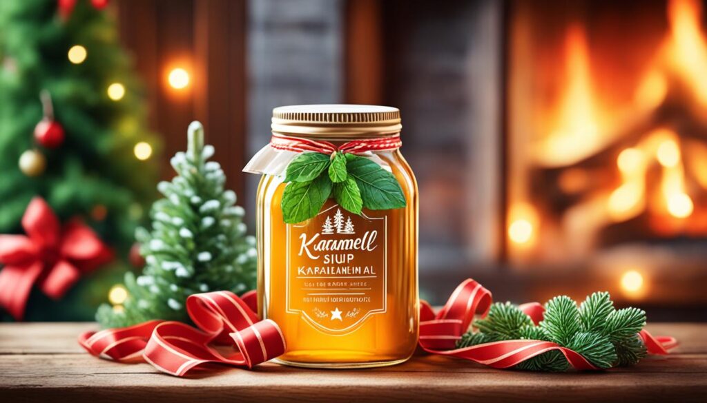 karamell sirup weihnachtsgeschenke