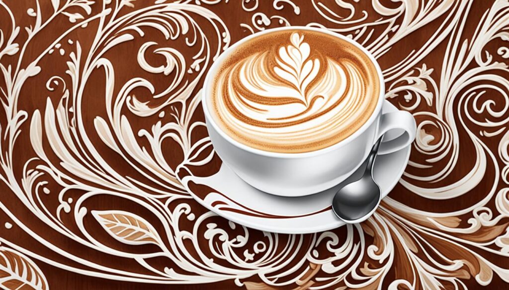 latte art poster