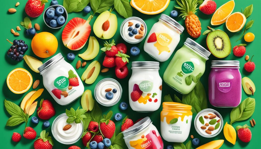 pflanzliche Alternativen zu Joghurt