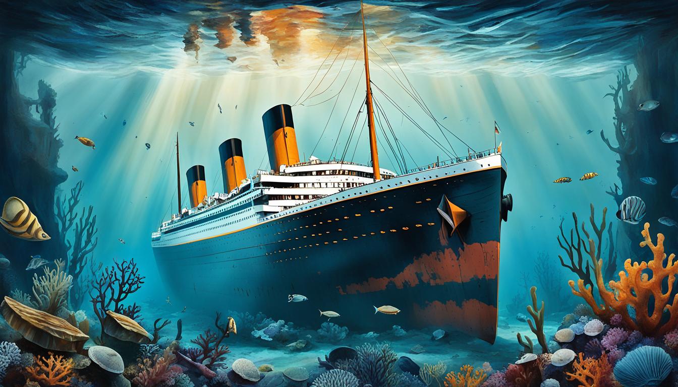 titanic original bilder unter wasser