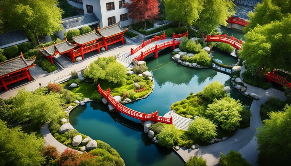 Chinesischer Garten Frankfurt Elemente