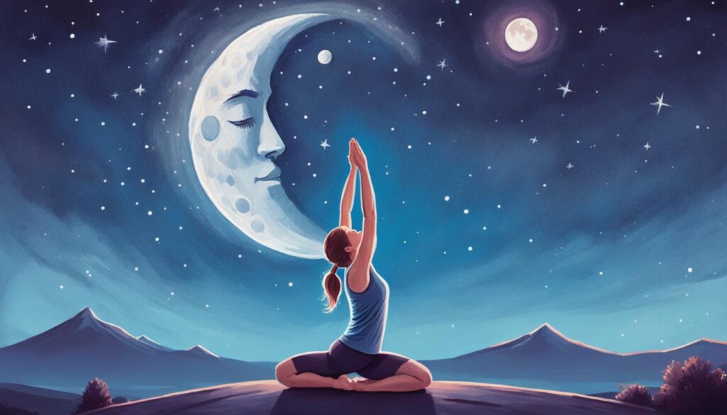 Mondgruß Yoga Asanas