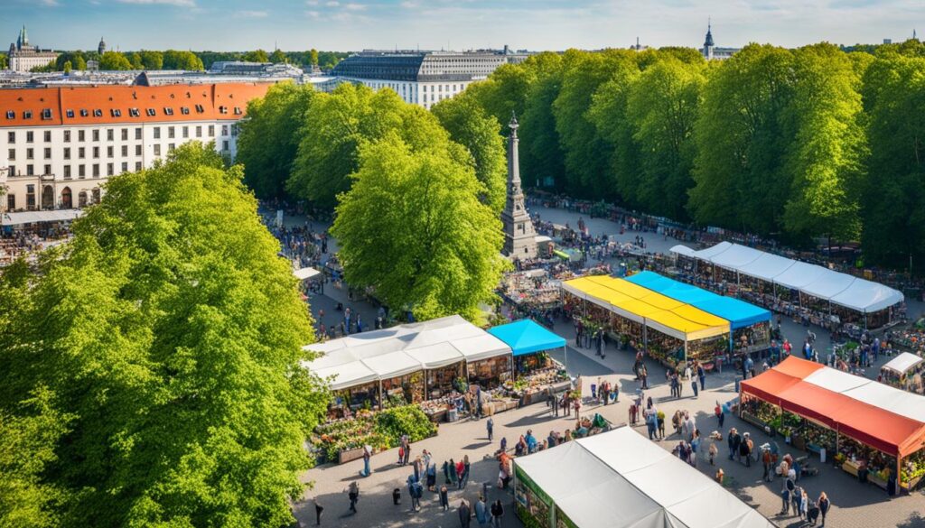 Treptower Park Berlin Trödelmarkt