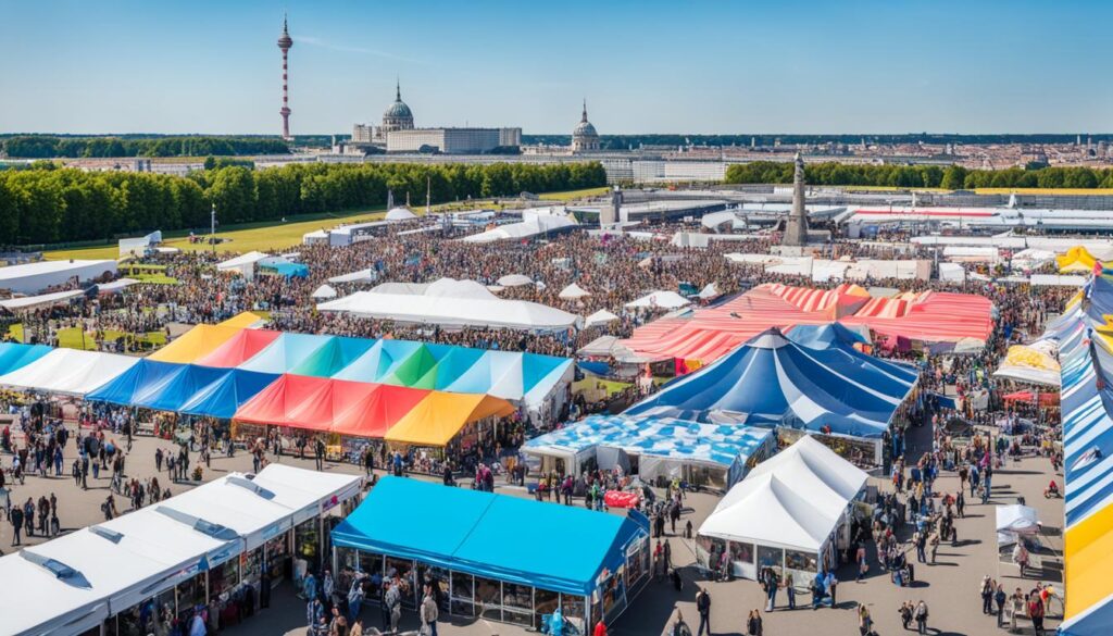 Veranstaltung auf dem Tempelhofer Feld