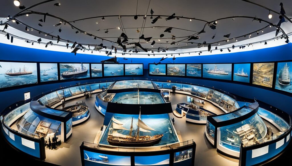 interaktive Ausstellung im Internationales Maritimes Museum Hamburg
